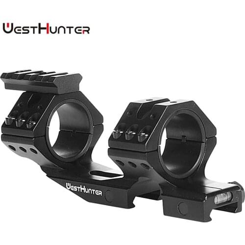 WESTHUNTER Cantilever Scope Rings 35mm 34mm 30mm Hunting Tactical Scope Mount with Bubble Level Picatinny 20mm Rail Mounts