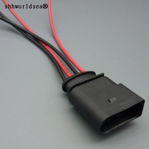 Worldgolden 3.5mm 1J0973824 For VW Golf Jetta Passat Polo For AUDI A3 A4 A8 Q3 Q7 TT For Skoda For Seat Oxygen Sensor Connector