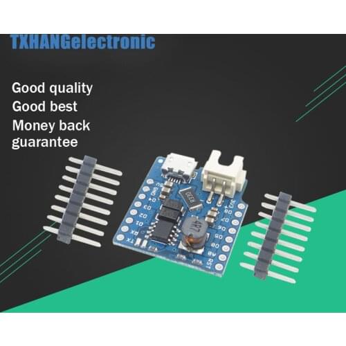 5pcs Battery Shield For WeMos D1 mini single lithium battery Charging & Boost Micro USB Interface For wemos d1 mini