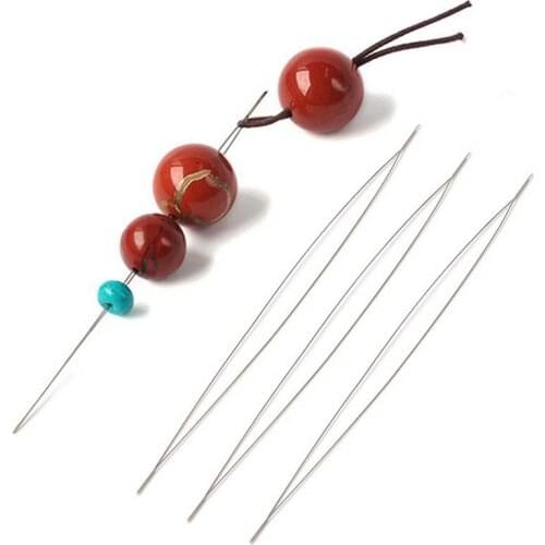 1Pcs Beaded Needle Pins Open Needles DIY Beads Bracelet Jewelry Tools Necklace Making Supplies Handmade Pins Accessories