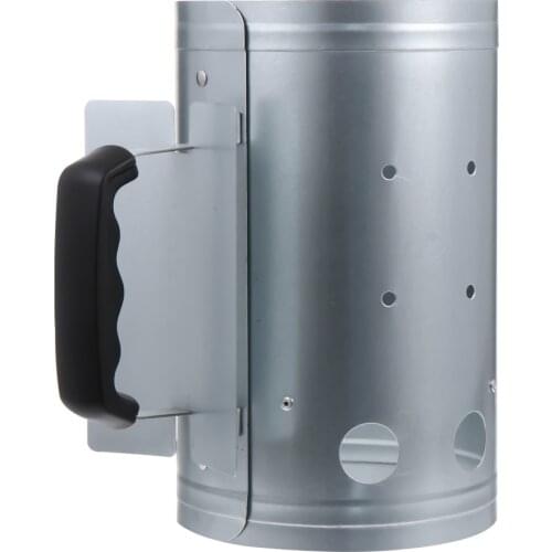 1pc Quick Chimney Charcoal Starter Fast Fire Chimney Starter BBQ Ignition