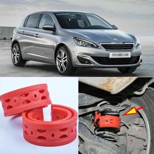 2pcs Rear Air Suspension Shock Bumper Spring Coil Cushion Buffer For Peugeot 308