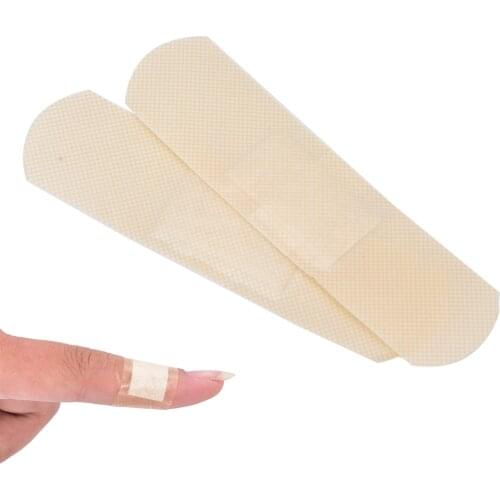 50pcs/Box First aid bandage hemostatic medical disposable waterproof Band-Aid with a sterile gauze pad first aid for Skin Care