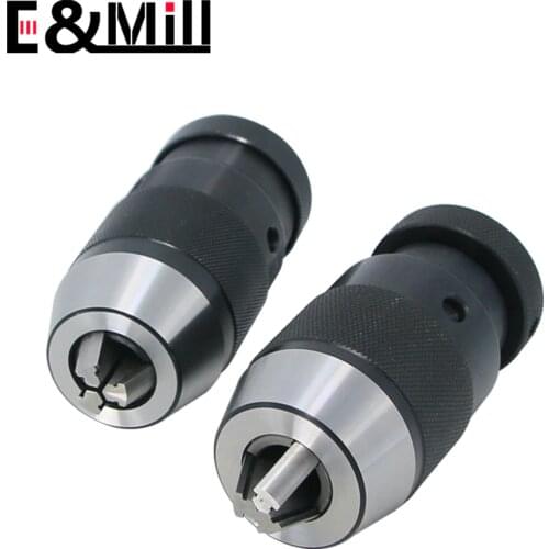 Automatic Self-tightening Drill Chuck B10 B12 B16 B18 B22 C6 8 10 12 16 Morse MT1/MT2/3/4 taper shank connecting rod universal