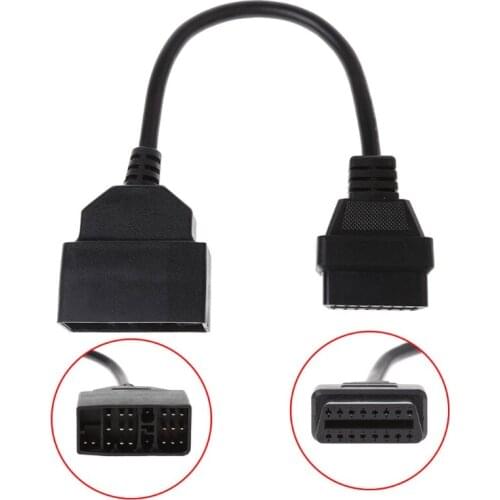 Car Kit 22 Pin To 16 Pin Female OBD2 Cable Connector Adapter For Toyota Vehicle Diagnostic Tools Pro Auto Repairment