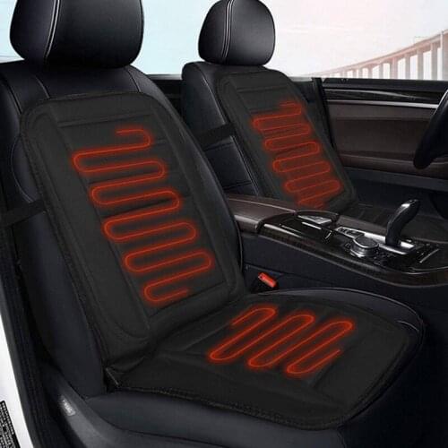 12V Auto Car Heated Front Seat Cushion Cover Heating Heater Warmer Pad Winter