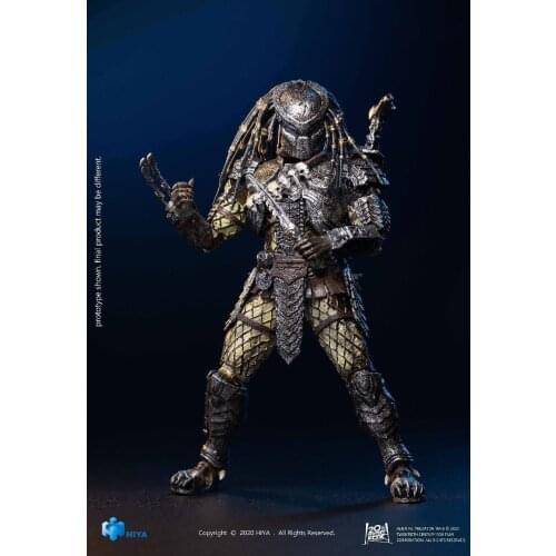 Hiya 1/18 Scale AVP Scar Predator LP0107 Action Figure Dolls for Fans Collection In Stock
