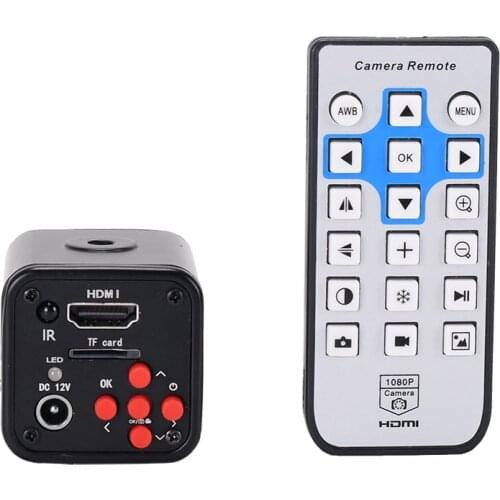 HAYEAR Mini HD Microscope Camera 1080P 16MP HDMI Industrial Digital Microscope Video Microscope for Phone PCB Repair Soldering