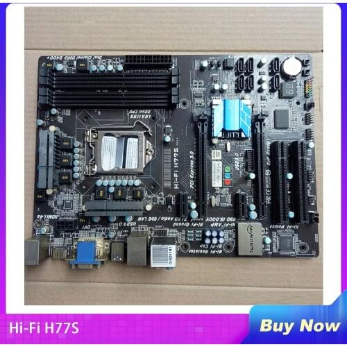 Hi-Fi H77S For Biostar Hi-Fi H77S H77 USB3 SATA3 1155 Motherboard Will Test Before Shipping