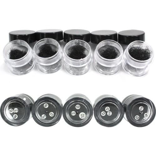 Individual Black False Eyelash Extension Lash D curl 0.15 6/ 8/10 /12 /14mm set