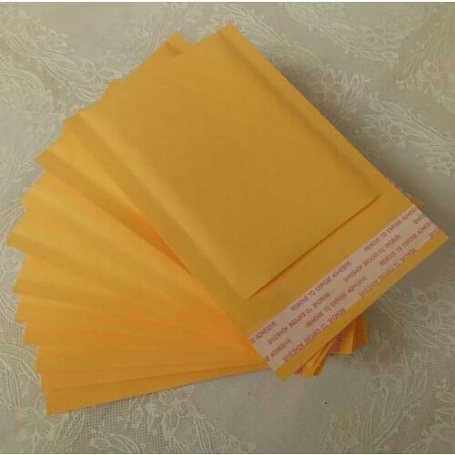 100 PCS/lot 110*130mm Kraft Paper Bubble Envelopes Bags Mailers Padded Shipping Envelope Bubble Mailing Bag Gift Boxes & Bags