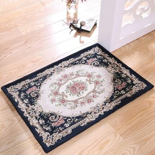 Retro Printing Carpet Bedroom Bathroom Carpet Anti-slip Floor Mat Toilet Kitchen Carpet Bathroom Rug Alfombra Tapis Bain Q