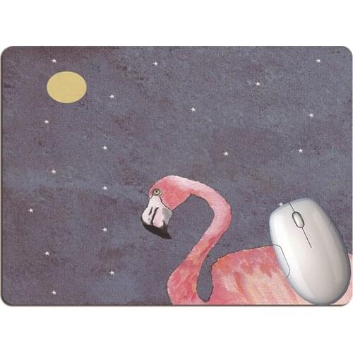 Flamingo Mouse Pad Student Computer Mouse Non-slip Notebook Pad Office Keyboard Protection Pad Table Mat