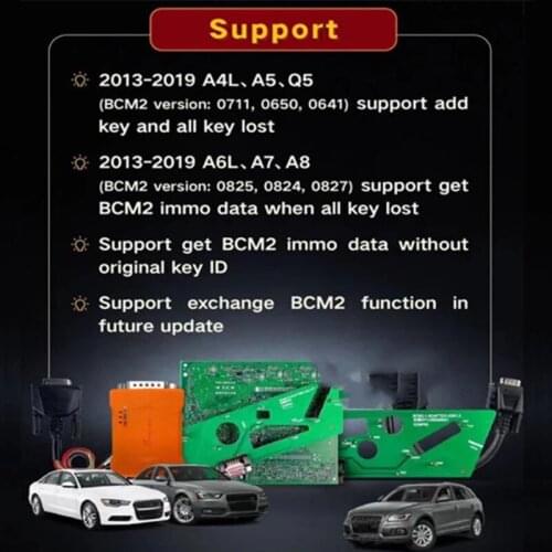 Pre-order Xhorse VVDI Solder Free Adapter Set for Audi Add Key and All Key Lost Solution Work with Key Tool Plus Pad and VVDI2