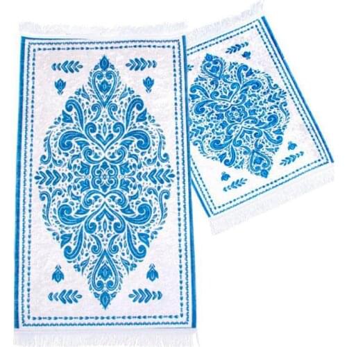 Alhambra Rectangle Bathroom Mat Set 2 Li White