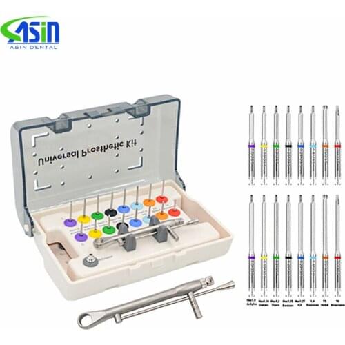 Dental DEASIN Implant Prosthetic Kit Torque Wrench Prosthetic Kit Latch-Type Multi Driver Tool For Dental Practices Equipment
