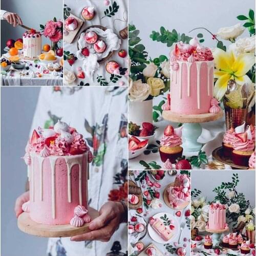 Desk Cake DIY Mosaic Diamond Painting 5D Full Square Round Drill Embroidery Kitchen Room Picture of Rhinestone Craft Decor Art