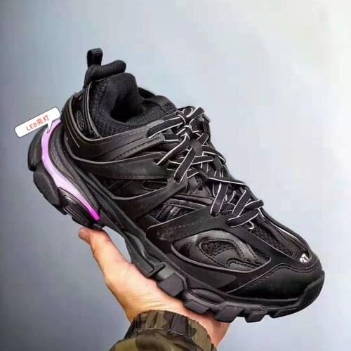 Luxury soft and comfortable mens and womens sports shoes lace up brand models running light popular low-top shoes LED mens ca