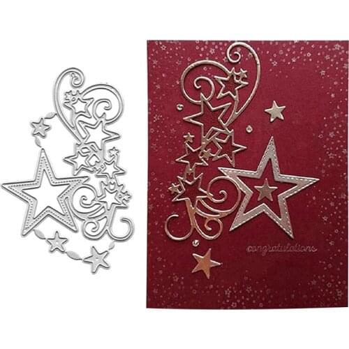 Christmas Snowflake Star Metal Cutting Dies Stencil DIY Scrapbooking Album Paper