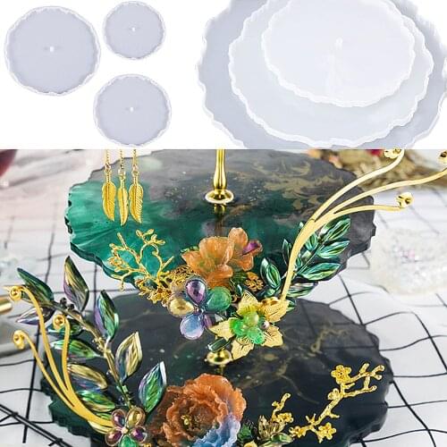 DIY Making Home Decoration Storage Tray Form Resin Molds Handmade Polymorphus Silicone Mold Crystal Epoxy Mould For Craft Tools
