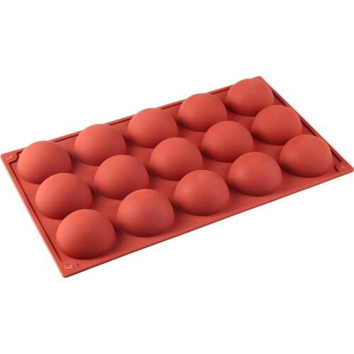 Half Ball Sphere Silicone Cake Bakeware Fondant Cupcake Decorating Cake Mold Cookies Muffin Chocolate Cookie Mould Baking Tools