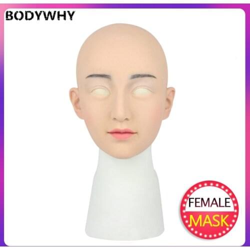 Crossdresser Silicone Artificial Realistic Skin Transgender Mask Latex Sexy Cosplay for Men and Women Shemale Drag Queen New
