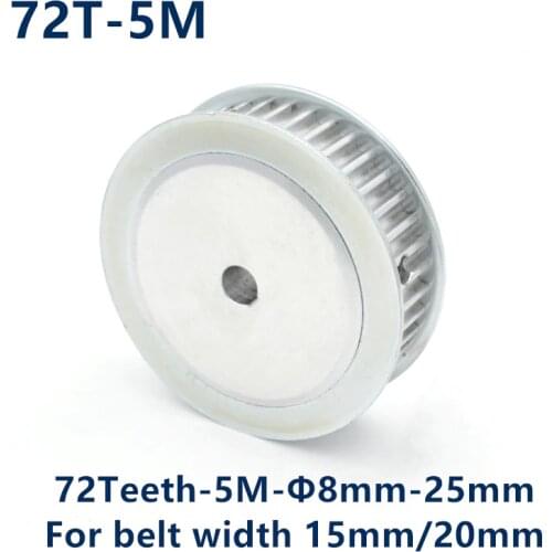 72 Teeth HTD 5M Synchronous Timing Pulley Bore 8/10/12/15/16/17/19/20/22mm for Width 15/20mm HTD5M wheel Gear 72T 72Teeth