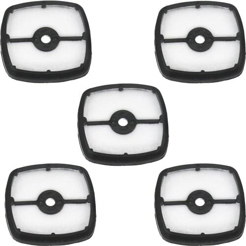 5Pcs Air Filter for Echo Trimmer Blower Mantis SRM225 SRM210 HC150 Chainsaw Replaces 130310-54130