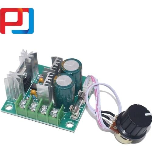 1pcs DC 6V-90V 15A DC Motor Speed Controller Stepless Speed Regulation Pulse Width PWM DC 12V 24V 36V 48V 1000W