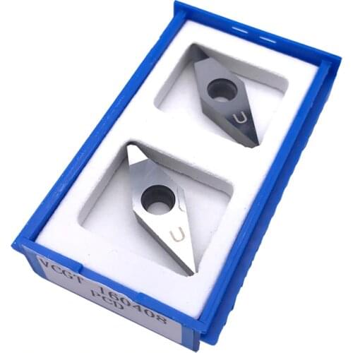 1pc VCGT160408 VCMT160408 PCD CBN CNC Diamond Inserts Lathe Cutter Blade Turning Inserts