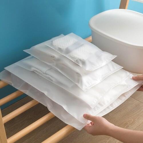 5 PCS Frosted Drawsts Bag Waterproof Women Makeup Case Bath Make Up Organizer Cosmetics Shoes Socks Travel Storage Bag