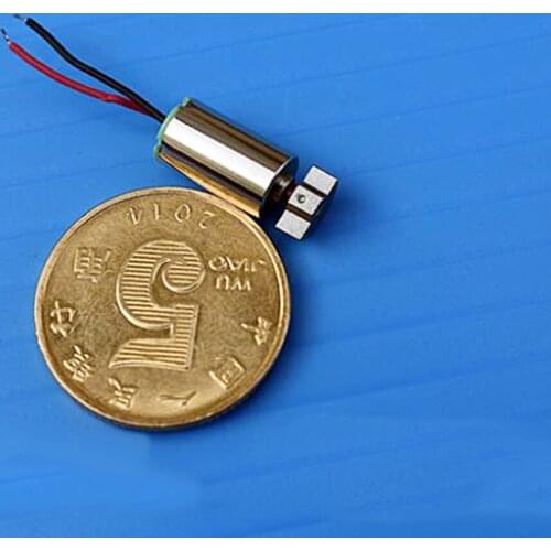 6x10mm Micro Vibration Motor Cell Phone Coreless Vibrator Motor DC 3V 0.2A Vibrator Motor DIY Small Professional Beauty Massager