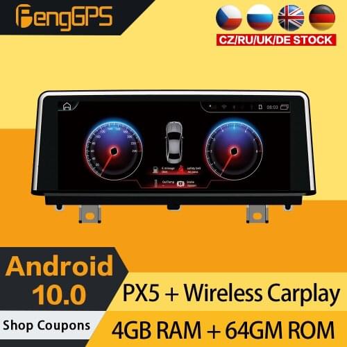 2 Din Car Stereo For BMW 3 Series GT 4 Series 2017 Multimedia Android 10.0 Radio GPS Navigation Headunit Carplay DVD Player WIFI