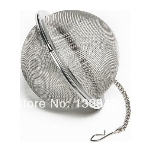 Free shipping 70mm Stainless Steel Hop Steeper - Herb Ball - with Clip Chain