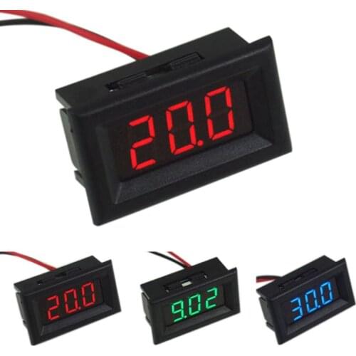 Mini Digital Voltmeter Voltage Tester Meter Voltage Test Battery DC2.5-30V Digital Panel Voltage Meter Voltage Detector