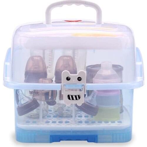 Newborn Baby Milk Bottles Drying Rack Infant Feeding Tableware Cleaning Dryer Cup Holder Kids Nipple Shelf Drainer Storage Rack