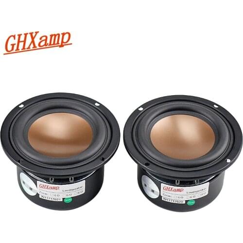 GHXAMP 3 Inch Full Range Speaker 8Ohm 15W Full Frequency Loudspeaker CCAM Voice Coil For Inverted Audio Driver Diy 2pcs
