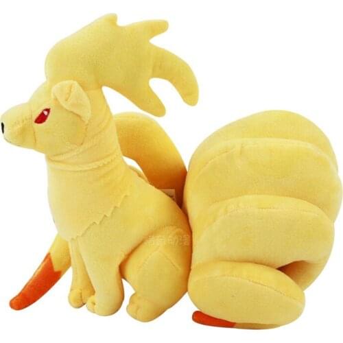 Pokemon Game Anime Series Ninetales Plush Toy Kawaii Animal Soft Stuffed Doll Kids Gift 25cm