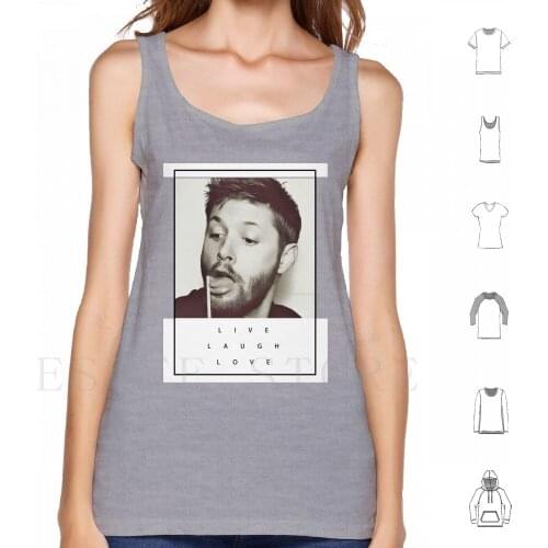 Jensen Ackles Shirt Tank Tops Vest Sleeveless Jensenackles Supernatural