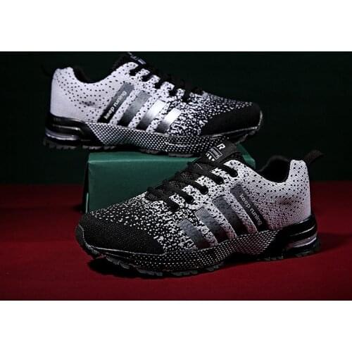 Men Krasovki Breathable Sneakers Footwear Comfortable Ultra Light Weight Outdoor Sports Shoes Luxury Brand Trainers Big Size 48