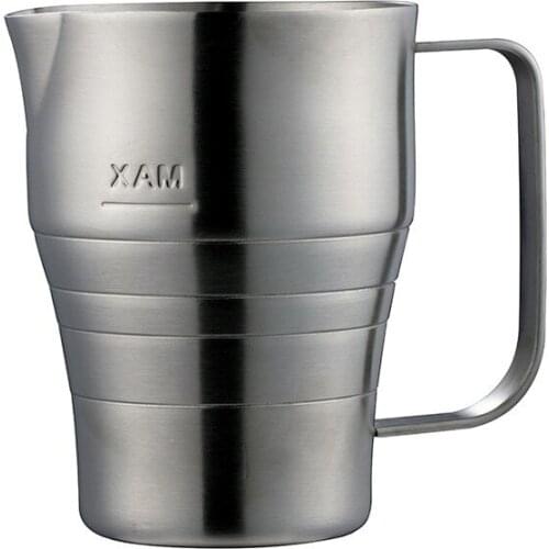 Thickened 900ml Milk Cup Stainless Steel Garland Cup Garland Cylinder Milk Foam Cup Milk Cup Fancy Milk Cup Coffee Utensils