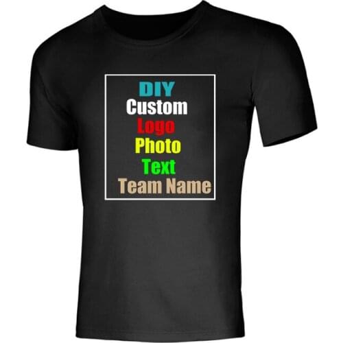 Customized picture logo high quality modal cotton summer breathable short-sleeved solid color black and white bottoming shirt