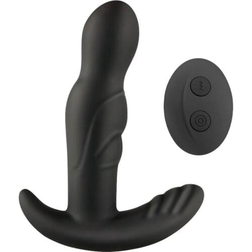 360 Degree Prostate Massager Rotating Anal Vibrator Silicone Male Butt Plug Anus Vibrating Sex Toy For Men G-Spot Stimulation
