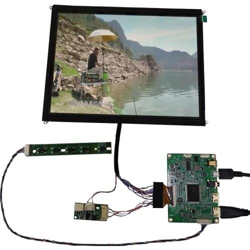 9.7 inch display module block kit ipad3 generation 2048X1536 dual HDMI5V2A power solution