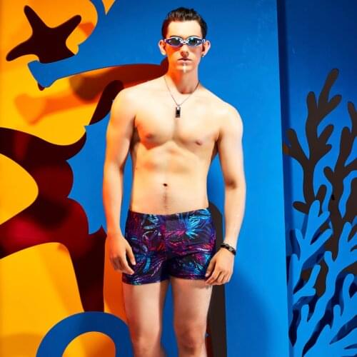 361 Men Quick dry Swimming Trunks Flat Angle Professional Sports Trunks Competition Swim Shorts Mens Summer Pool swimwear boy