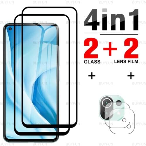 Front Tempered Glass For Xiaomi Mi 11 Lite 5G 6.55'' Anti-scratch safety screen protector for xiaomi xiomi mi 11 lite lens film