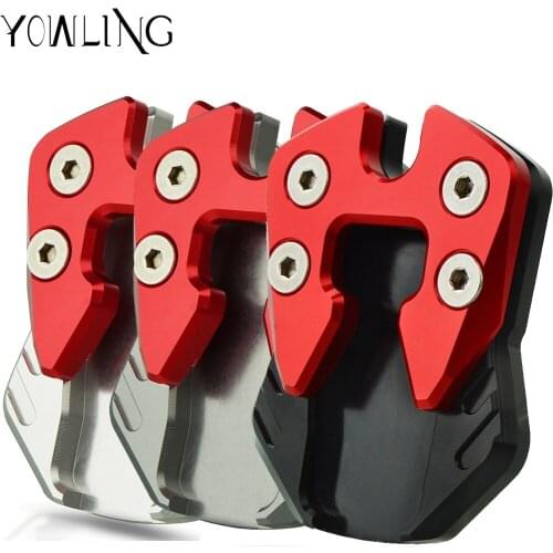 Kickstand Enlarger Side Stand Pad Extension Support Plate For YAMAHA N-MAX NMAX 125 155 NMAX155 NMAX125 2015 2016 2017 2018 2019