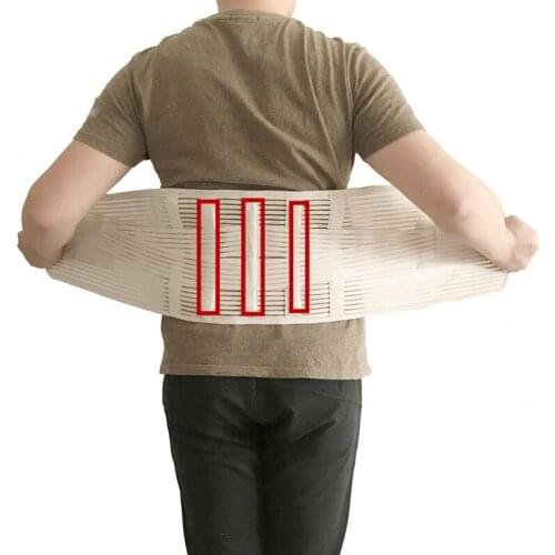 Drop Shipping Neoprene Lumbar Waist Support Trimmer Unisex Exercise Weight Loss Back Brace Support Belt Men Medical Corset Back