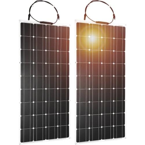 Dokio Flexible Solar Panel 100W Monocrystalline Solar Cell 200w 400w 600w 800W 1000W Solar Panel Kit For RV/Boat/Home system