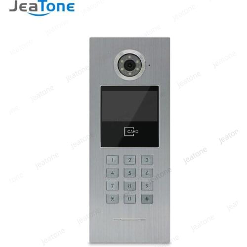 Jeatone Wifi Tuya Large Building Video Door Phone Intercom, Doorbell,Support Password/IC Card/iOS
